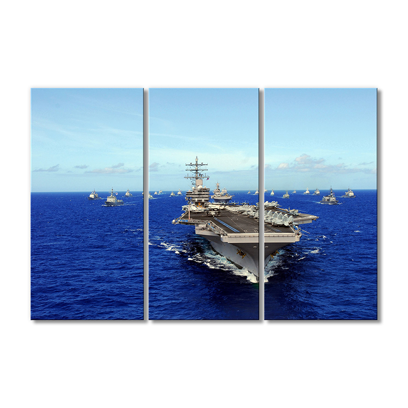 

Модульная картина Artel «Военно-морской авианосец 1996 тайваньский пролив кризис» 3 модуля 70x105 см