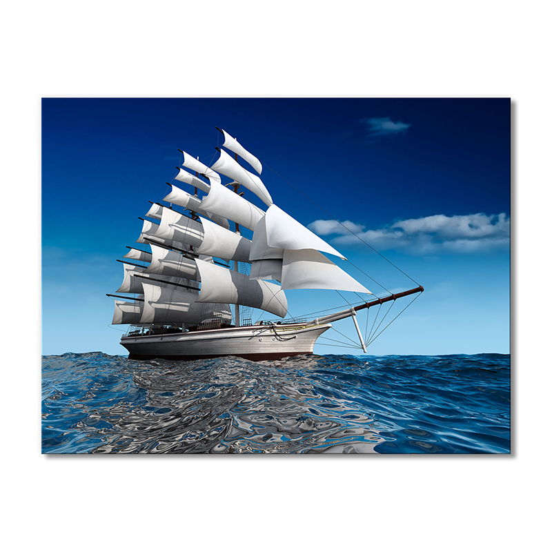 

Модульная картина Artel «В море корабль с парусами» 1 модуль 80x120 см