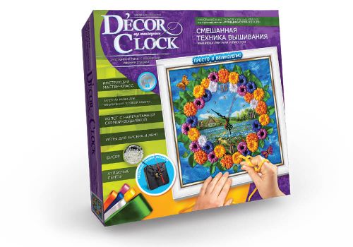 

Набор для творчества "Часы Decor Clock. Деревня" Dankotoys. 39676