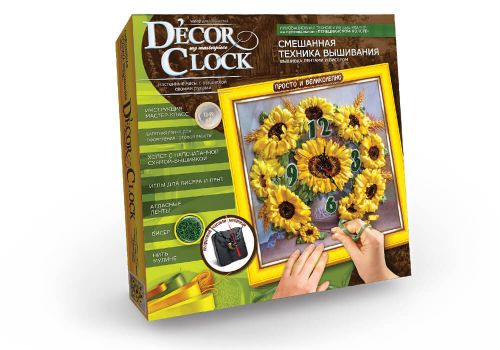 

Набор для творчества "Часы Decor Clock. Подсолнухи" Dankotoys. 39678