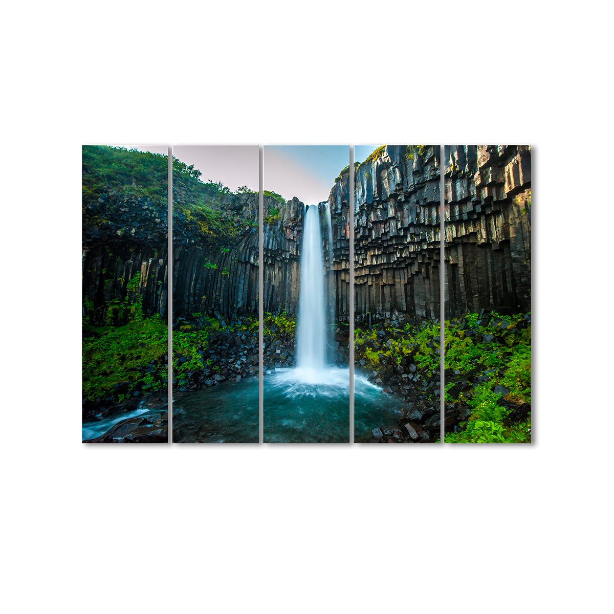 

Модульная картина Artel «Ватнайёкюдль национальный парк» 5 модулей 70x105 см