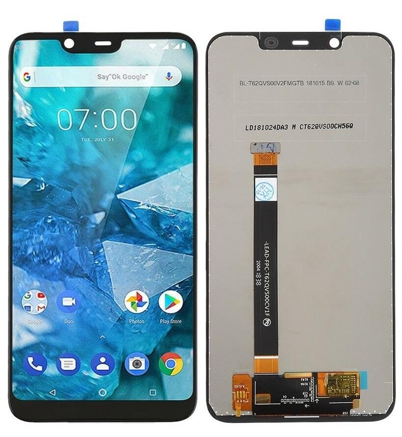 

Дисплей для Nokia 7.1 Plus, Дисплей для Nokia 8.1, X7 2018 TA-1119 с сенсором (тачскрином) черный