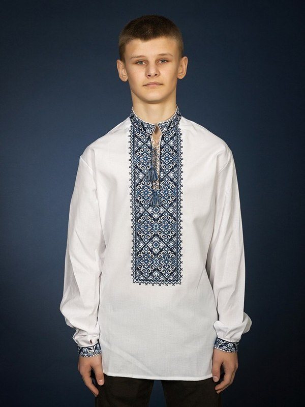 

Вышиванка мужская УкрМода 56 белый chsv-29-06