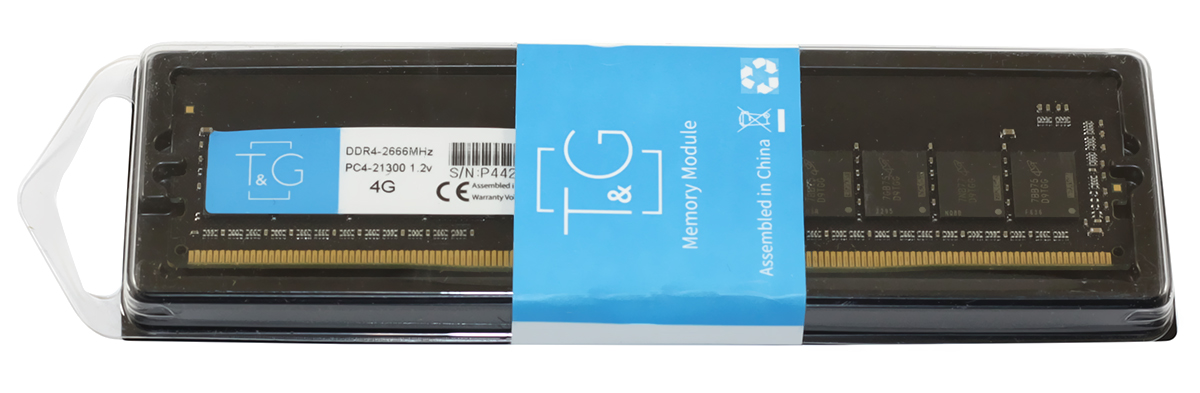 

Оперативная память T&G 8GB DDR4 2400 MHz (TGDR4PC8G2666)