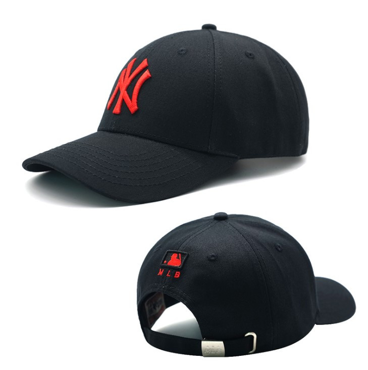 

Кепка Jsstore New York Yankees NY MLB с Красным Лого Черная