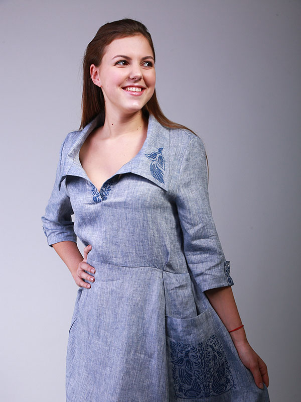 

Жіноча сукня Колос Горлиця сіра - (3126-13558, Жіноча сукня Колос Горлиця сіра 52-54 (3126-13558)