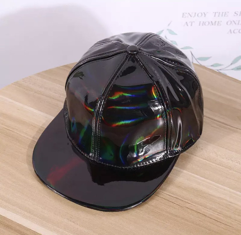 

Кепка Snapback Jsstore Блестящая Голограмма Черная