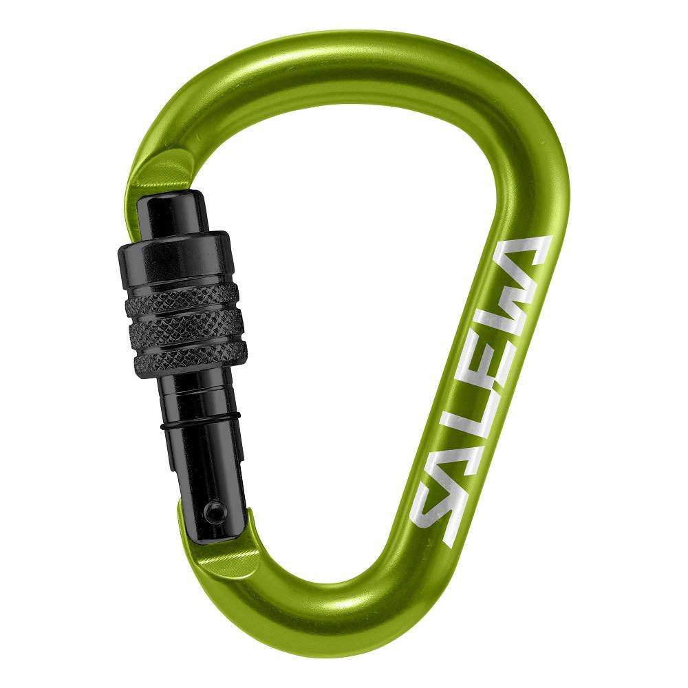 

Карабін Salewa HMS Screw G2 Small Зелений/Чорний (013.003.1317)