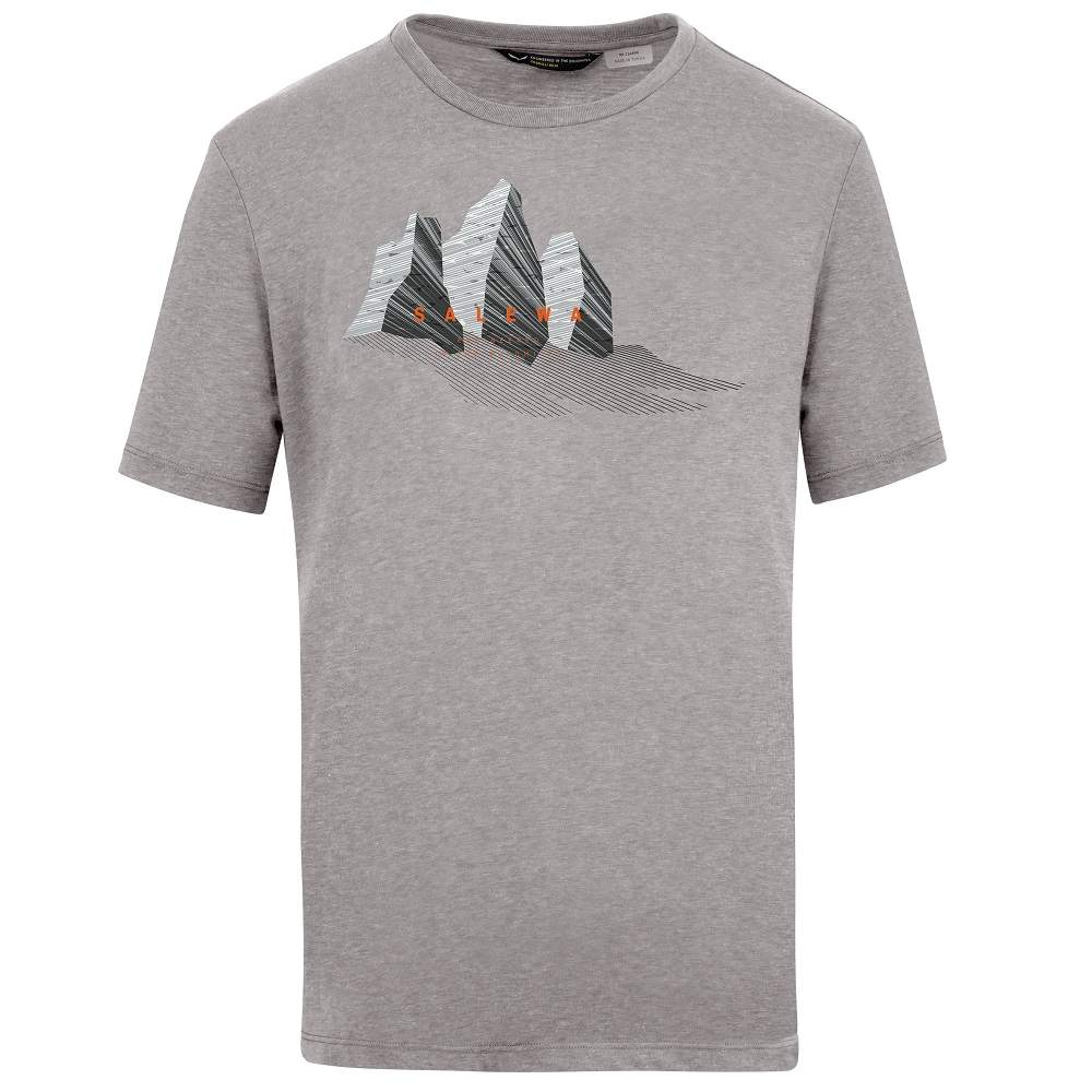 

Футболка Salewa Lines Graphic Mns XXL Сірий (013.002.9246)