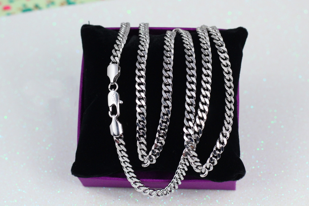 

Цепь Xuping Jewelry 70 см 5 мм серебристая