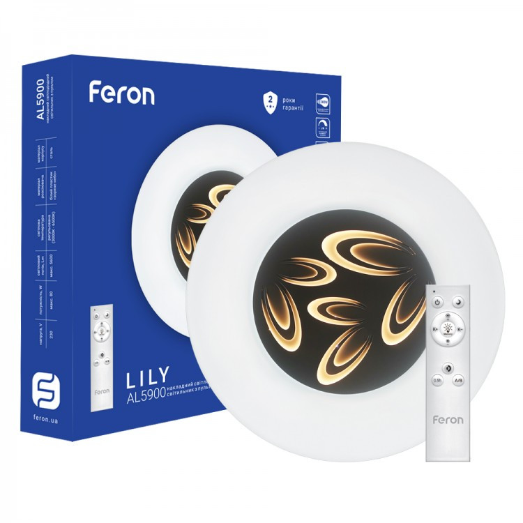 

Люстра светодиодная 80W Feron AL5900 LILY