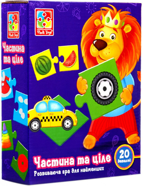 

Детская развивающая игра «Часть и целое» Vladi Toys