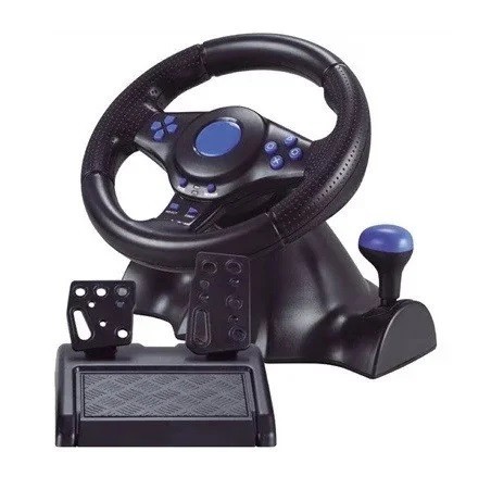 

Игровой руль с педалями 3в1 Terios Vibration Steering wheel (720)