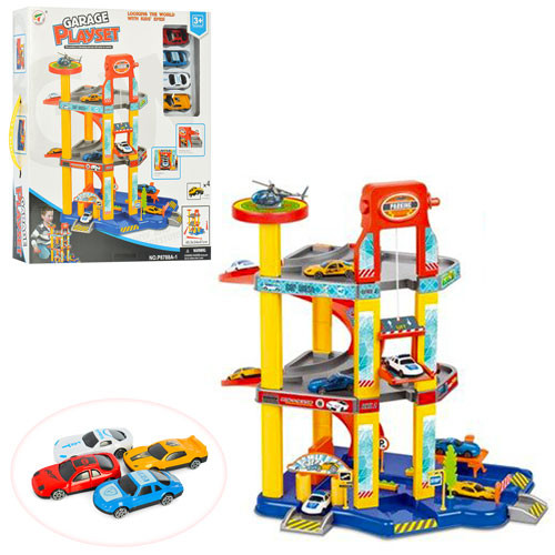 

Гараж 3 этажа P8788A-1 (машинки 4шт ) GARAGE PLAYSET