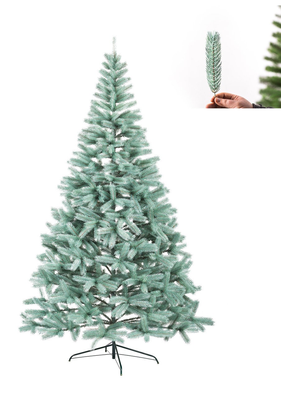 

Елка искусственная, литая "Ковалевская" 1,5м, Голубая СІГА ГРУП + Подарок, Гирлянда (КГ - 1,50м)