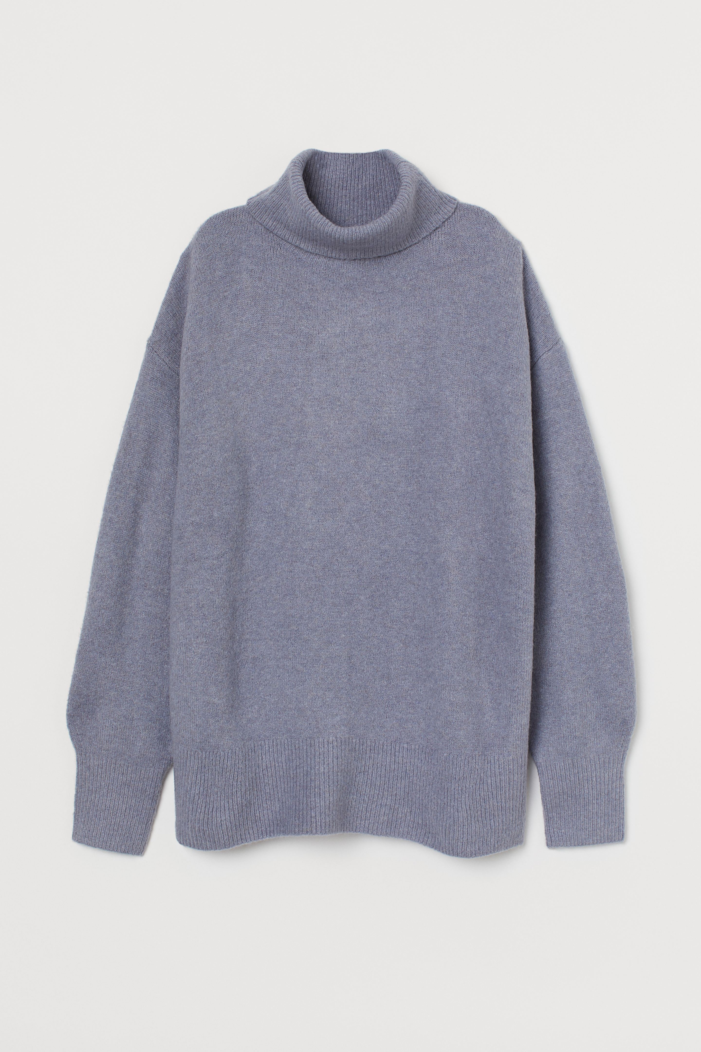 

Свитер H&M M L синий меланж 8064120