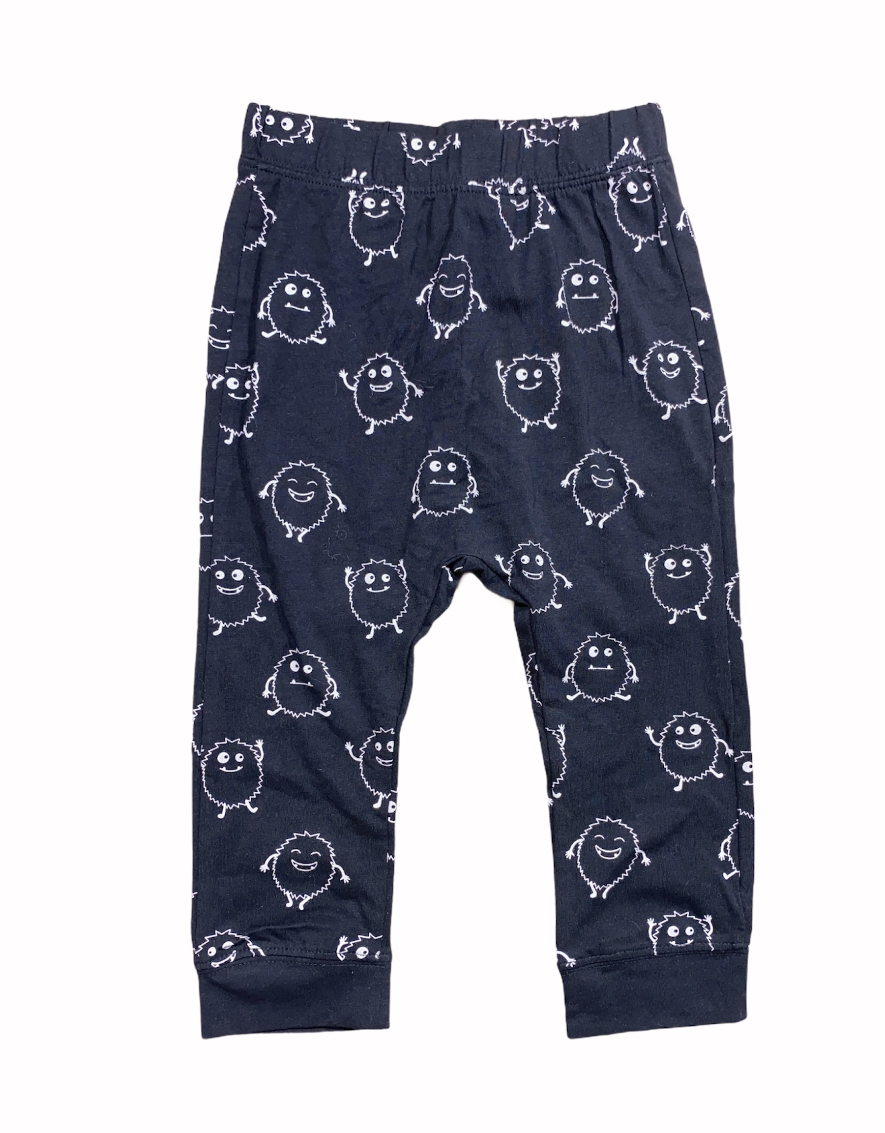 

Брюки H&M 86 Черный 0897912_черн.бел.монстры.много