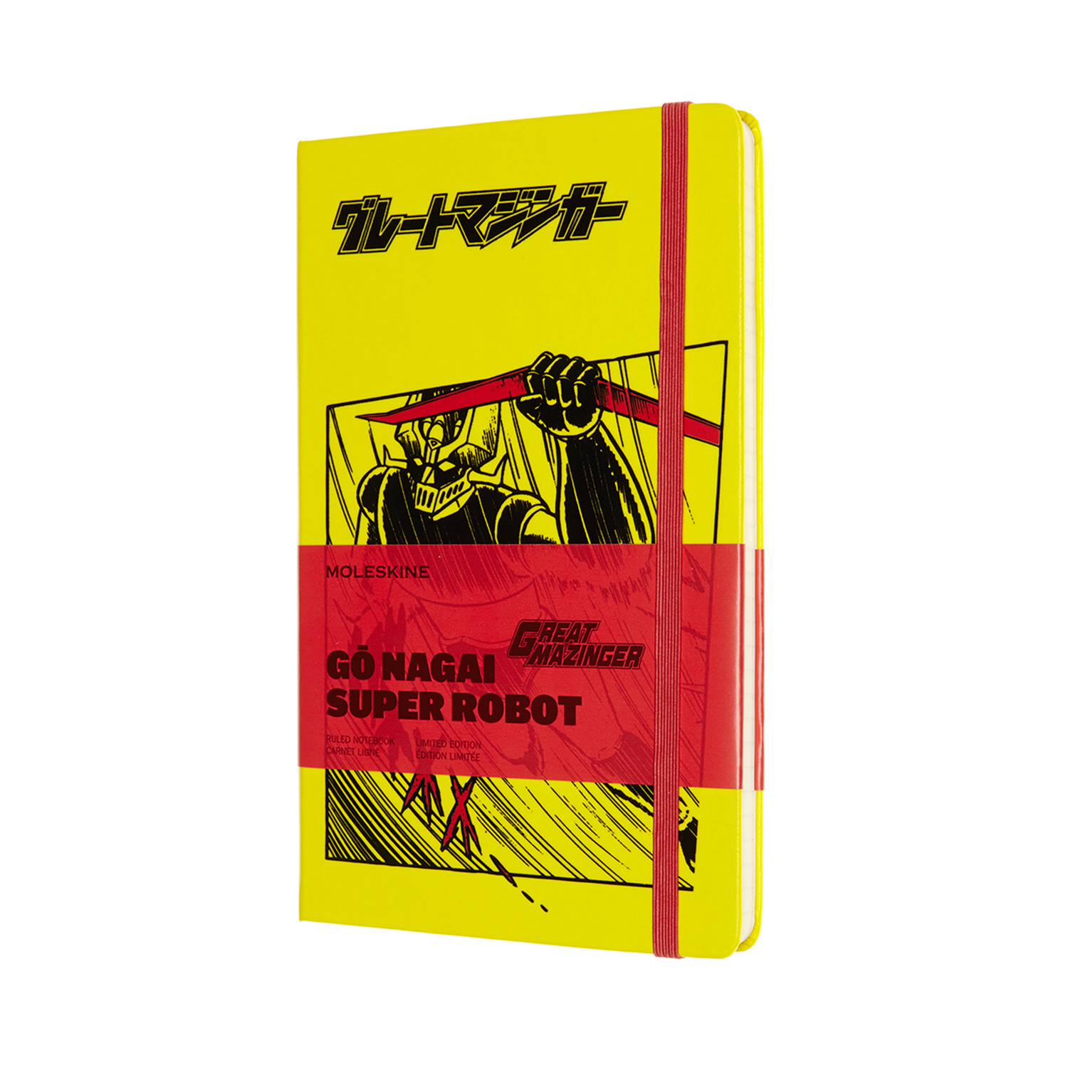 

Записник Moleskine Gō Nagai Super Robot середній / Лінійка Жовтий (8056420853735)