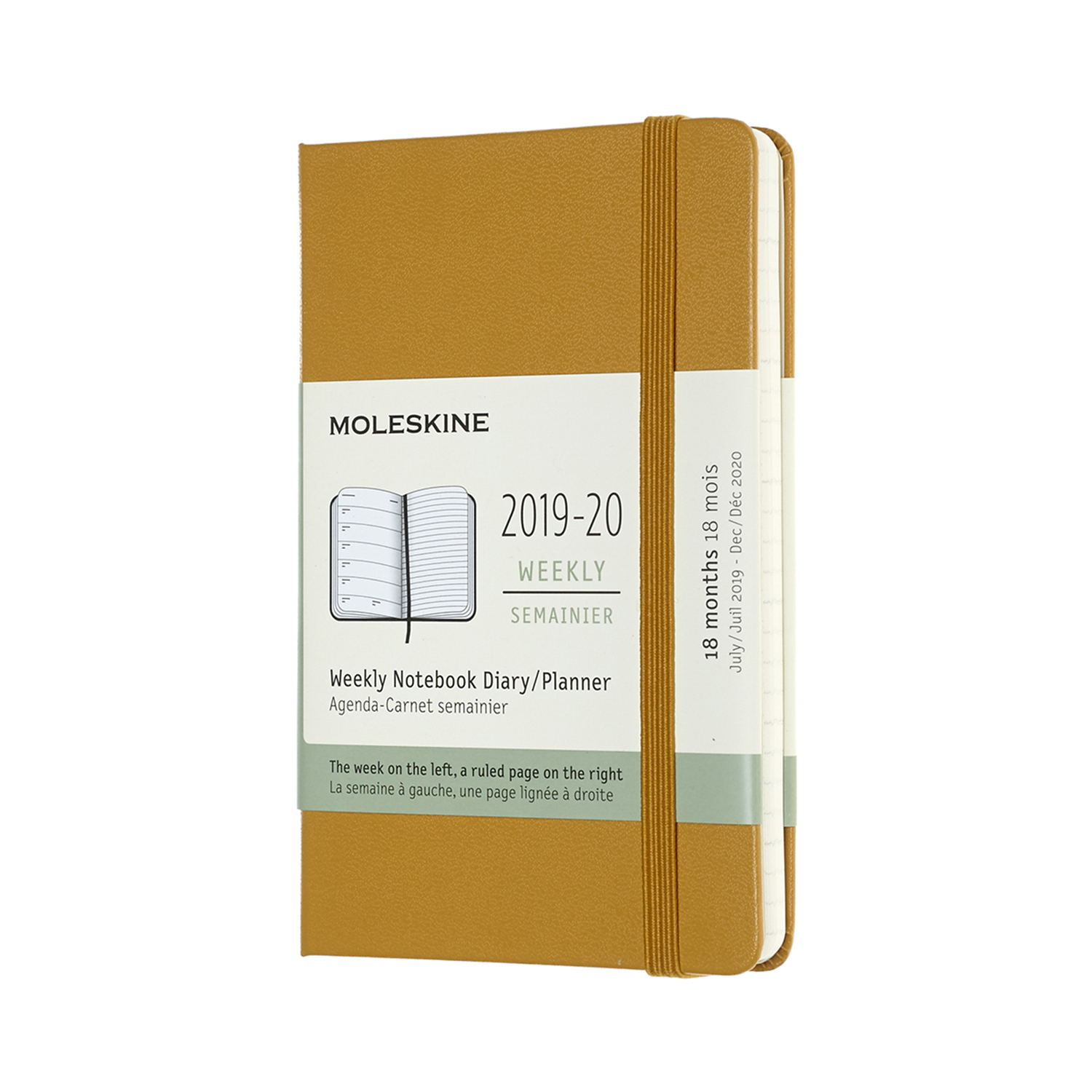 

Щотижневик Moleskine 2019-2020 кишеньковий Стиглий Жовтий (8058647628455)