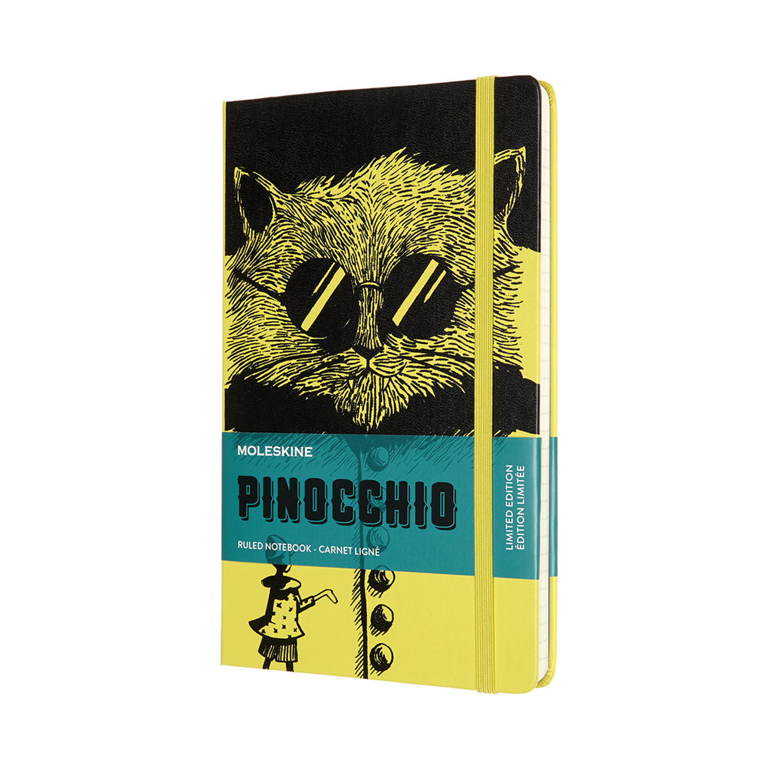 

Записник Moleskine Pinocchio середній / Лінійка Жовтий (8056420853643)