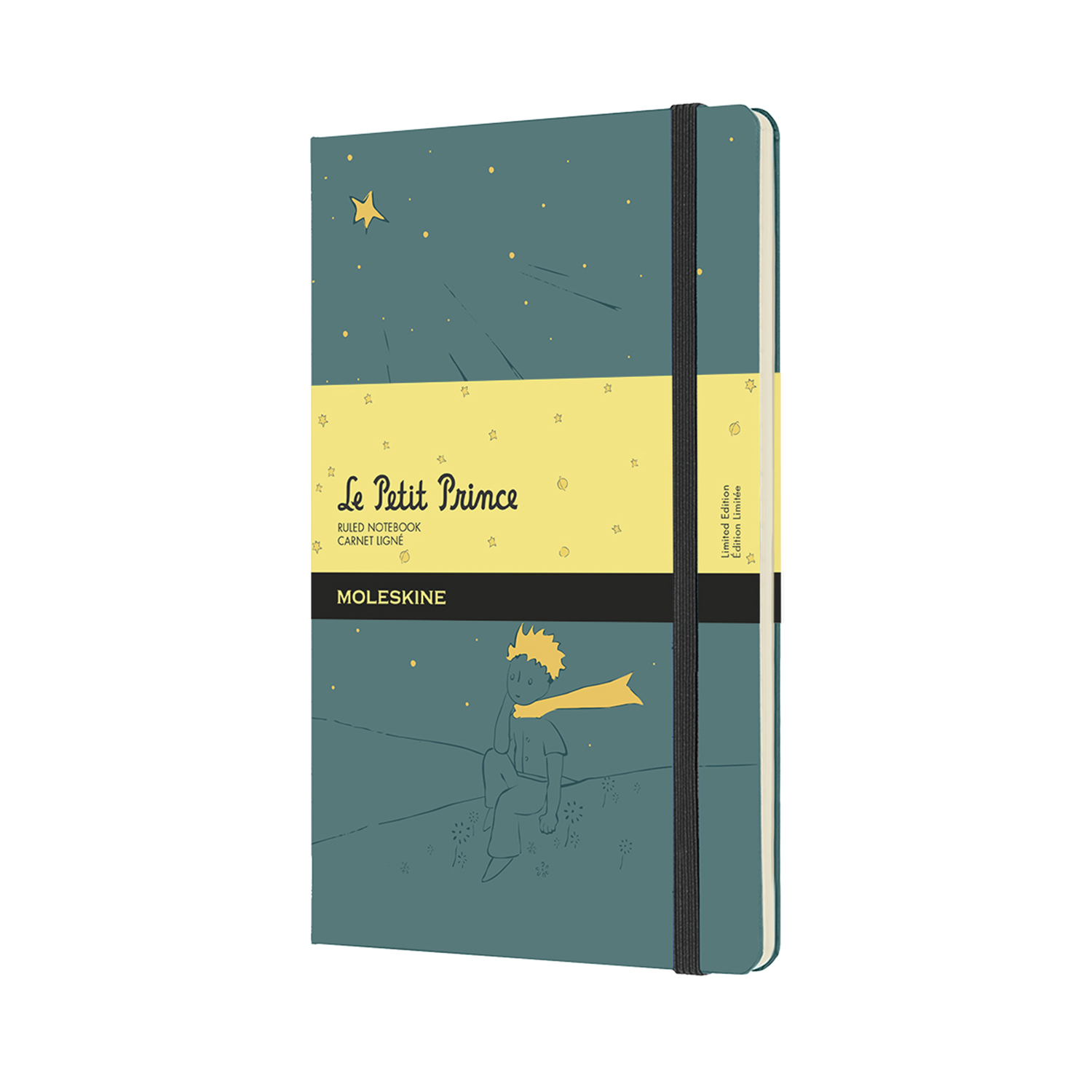 

Записник Moleskine Le Petit Prince середній / Лінійка Темно-зелений (8056420857290)