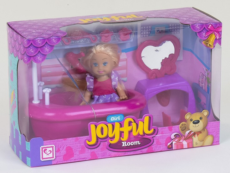 

Кукла Joy-ful cванной и аксессуарами К899-78