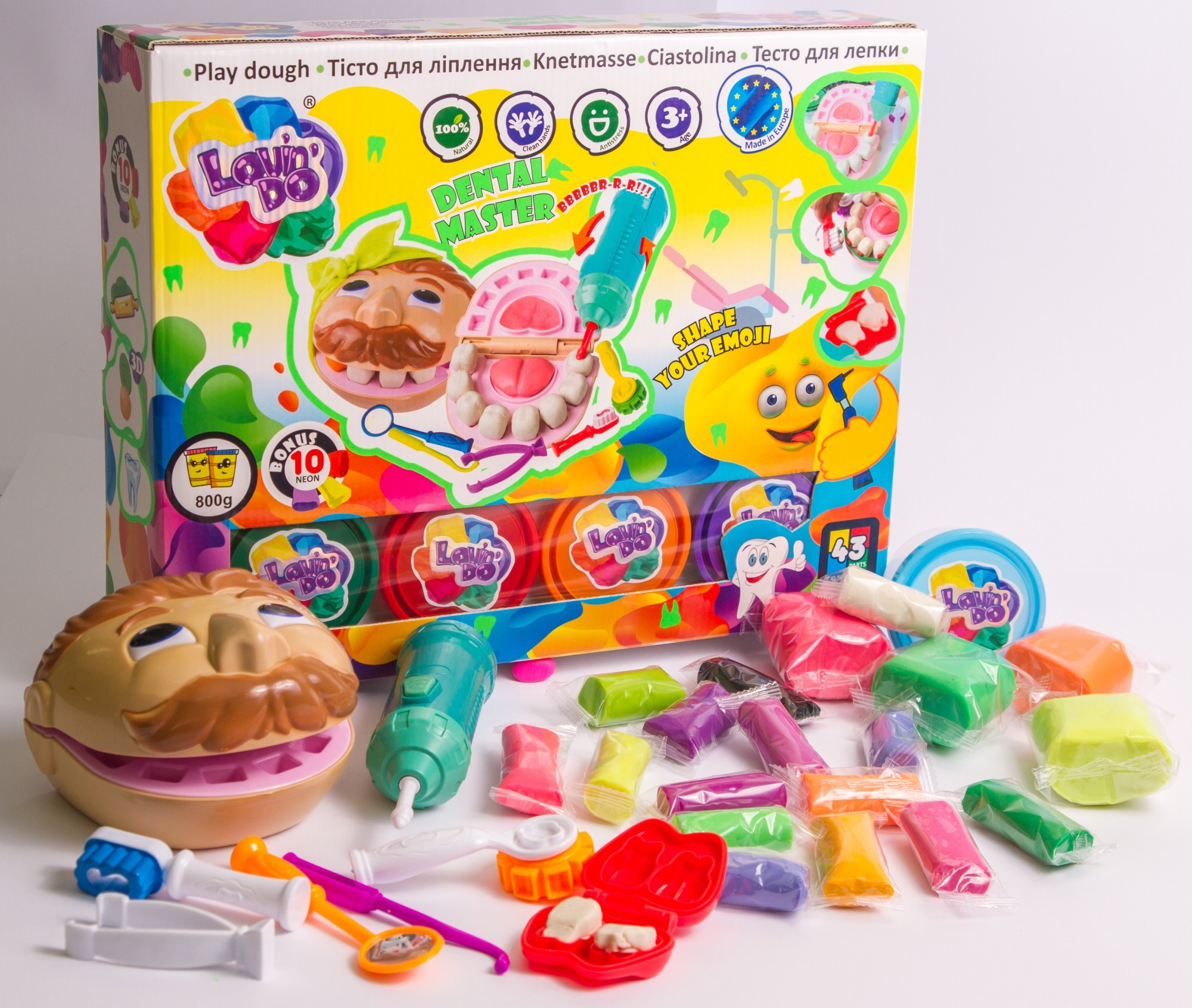 

Набор для лепки Danko Toys Пластилин 11027