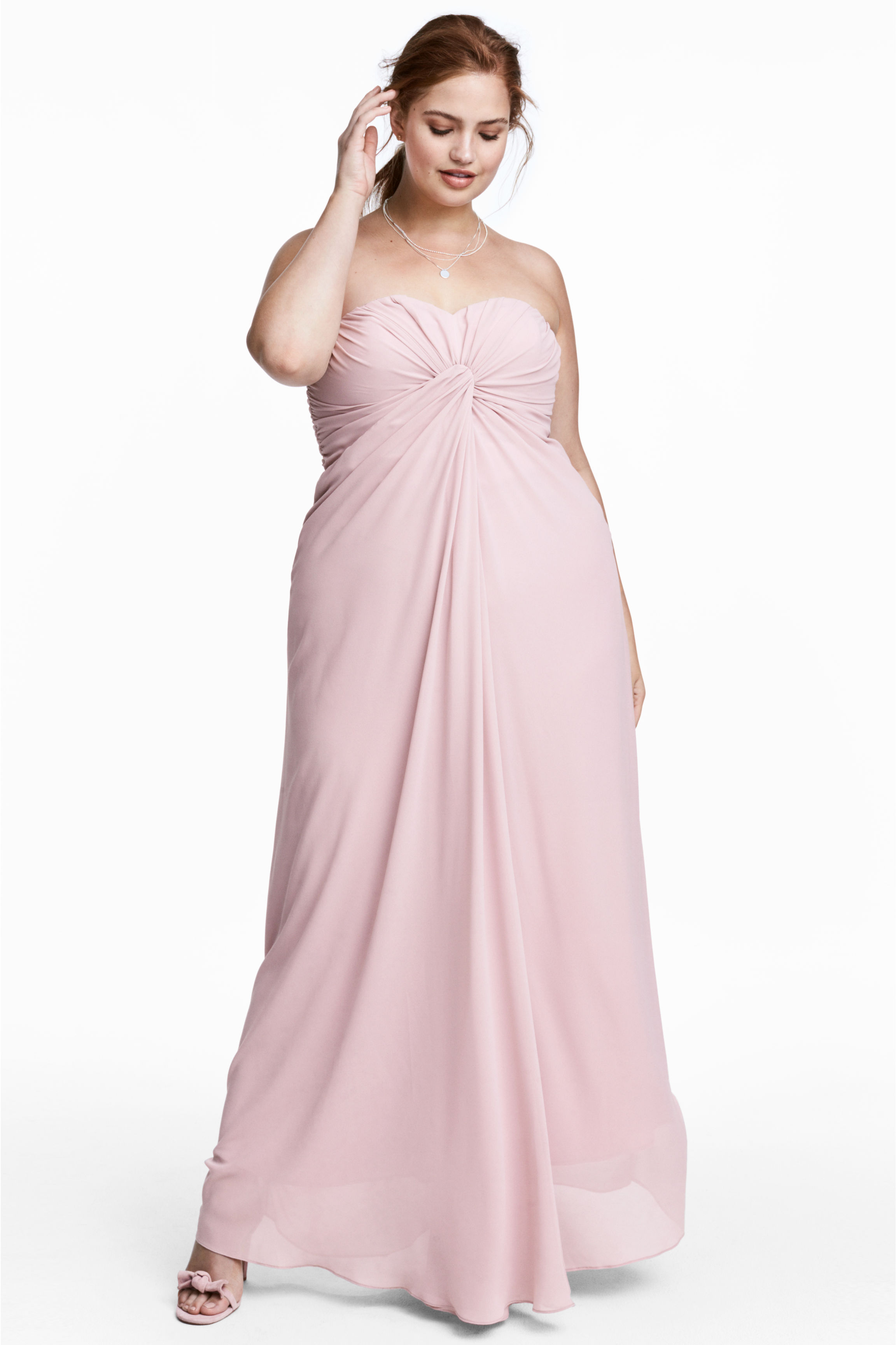

Платье H&M 0561729  розовый, Платье H&M 0561729 46 розовый