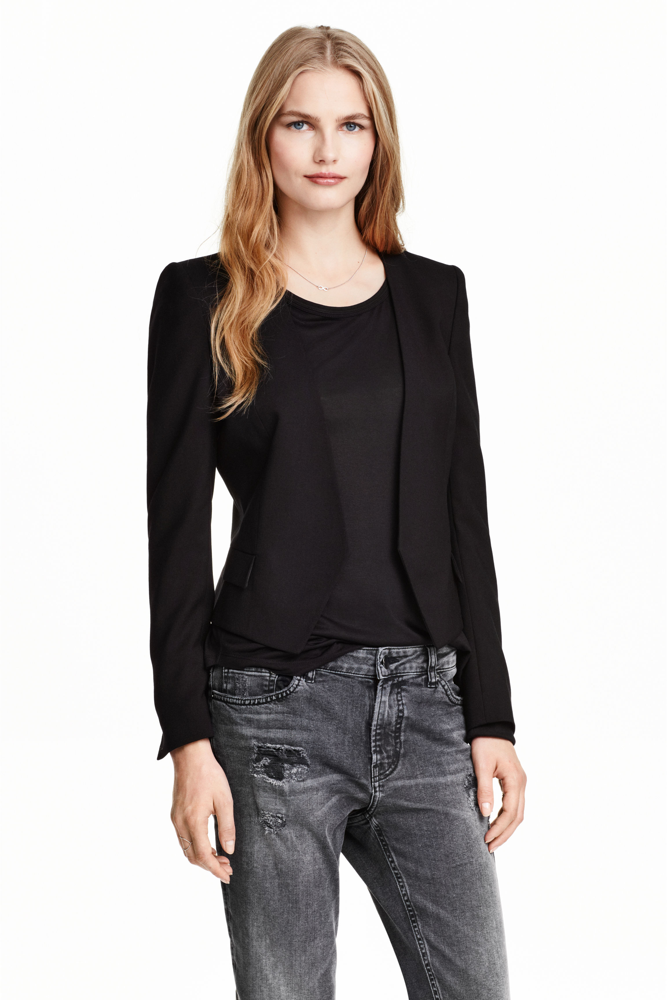 

Жакет H&M 0346653  черный, Жакет H&M 0346653 40 черный