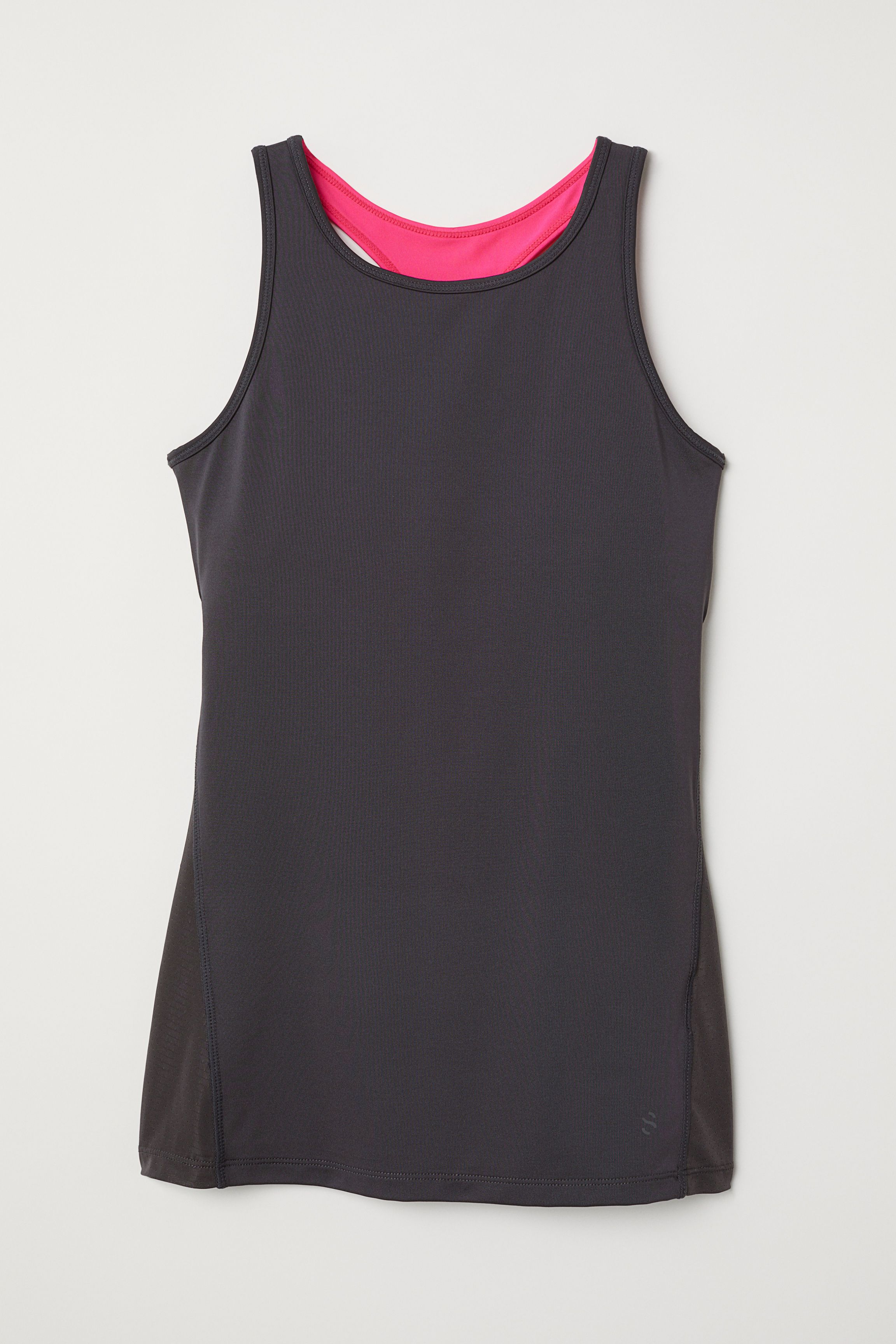 

Майка H&M 0631356  серый, Майка H&M 0631356 S серый