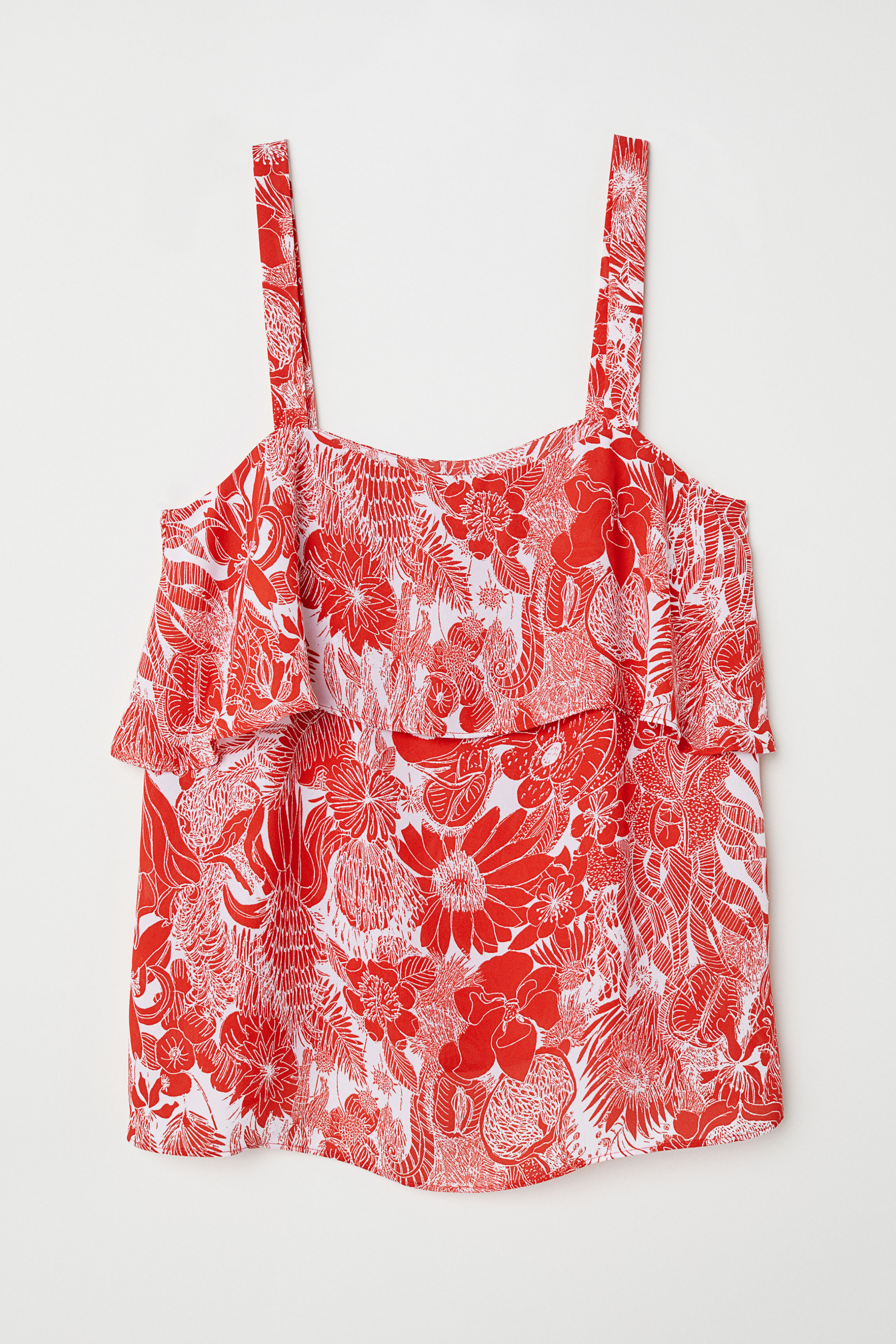 

Топ H&M 0662321-02  красный, Топ H&M 0662321-02 40 красный