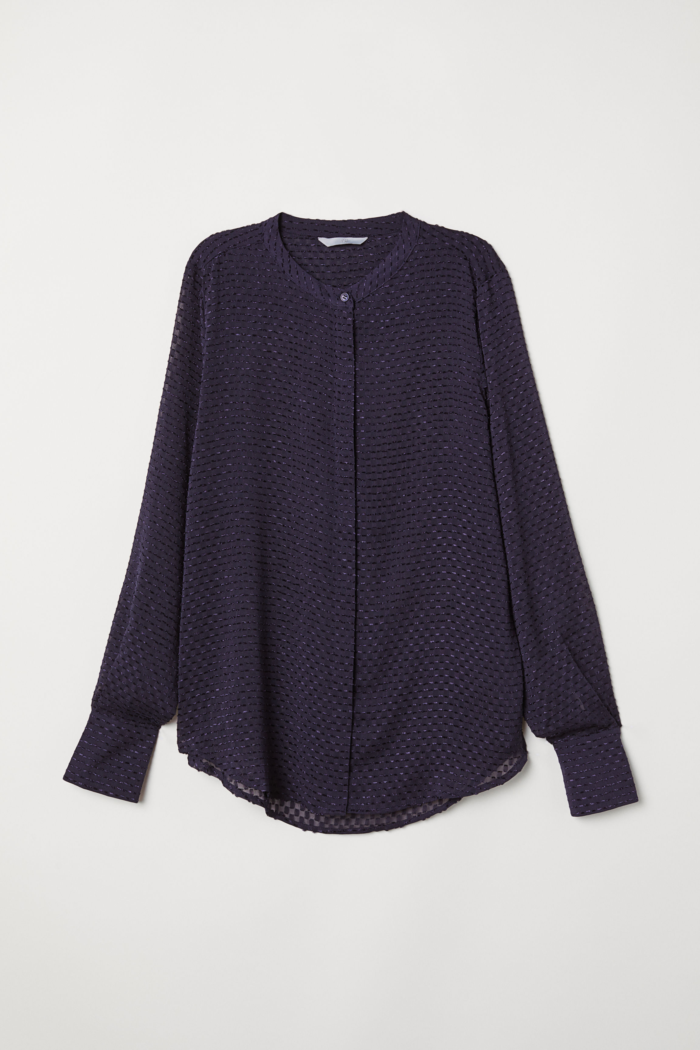 

Блуза H&M 0626545  синий, Блуза H&M 0626545 40 синий