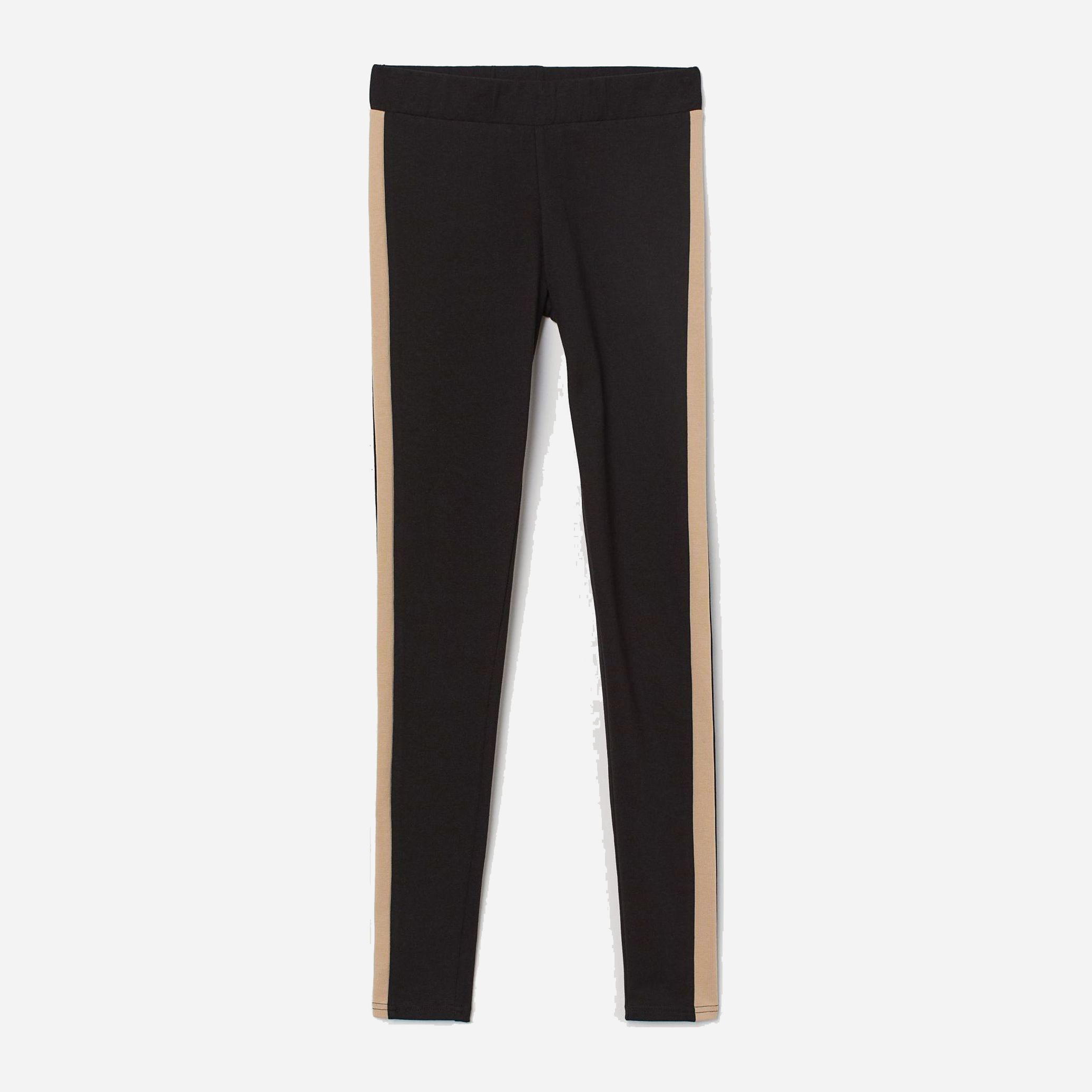 

Спортивные леггинсы H&M 1896160bar XS Черные с бежевым