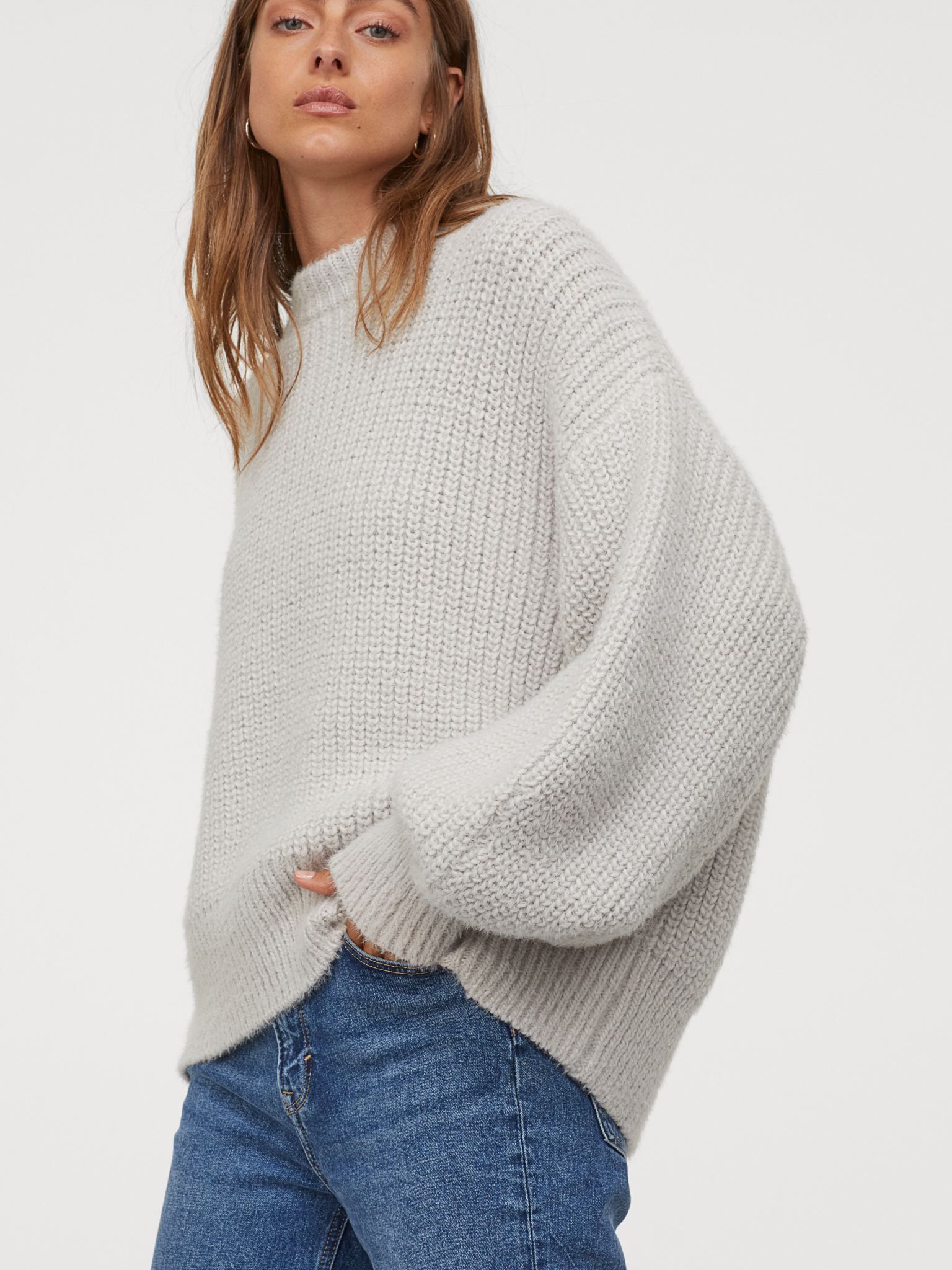 

Джемпер H&M 9186032dm S Светло-серый
