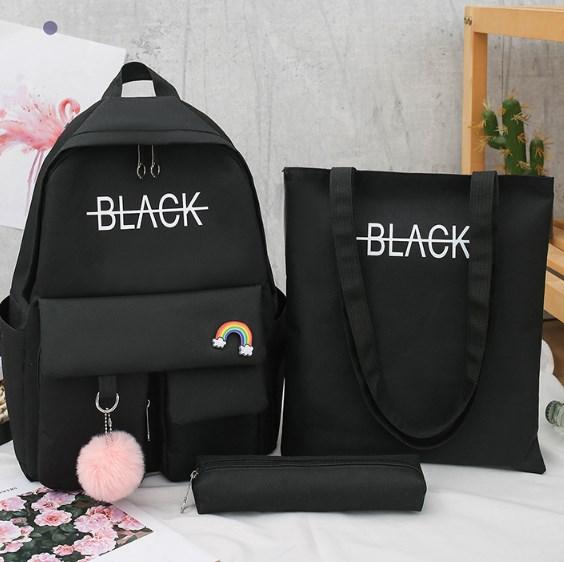 

Рюкзак черный Black / 4в1 / без брелка