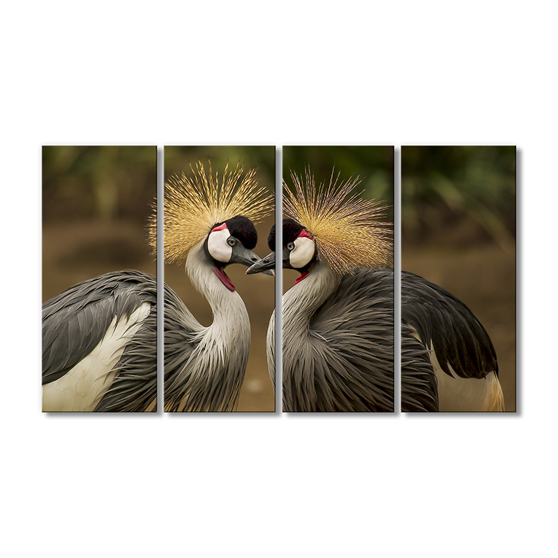 

Модульная картина Artel «Венценосный журавль» 4 модуля 90x135 см