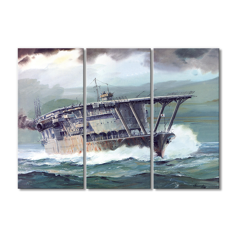 

Модульная картина Artel «Военный корабль и волны» 3 модуля 80x120 см