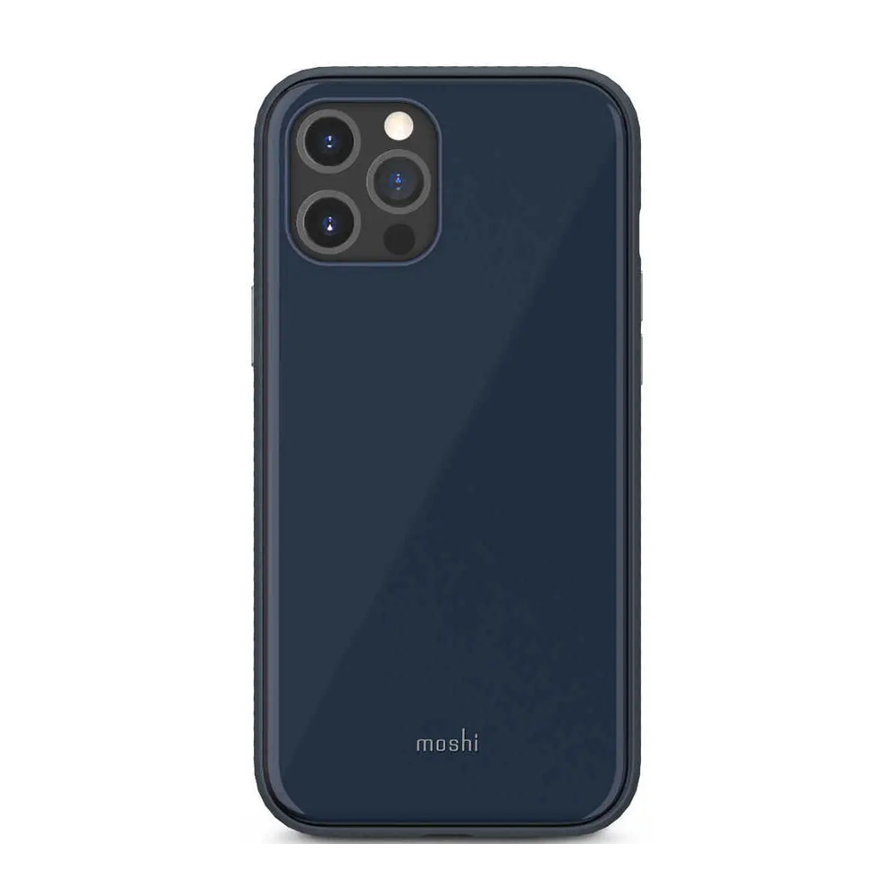 

Чехол Moshi iGlaze Slim Hardshell Case Slate Blue для iPhone 12 | 12 Pro