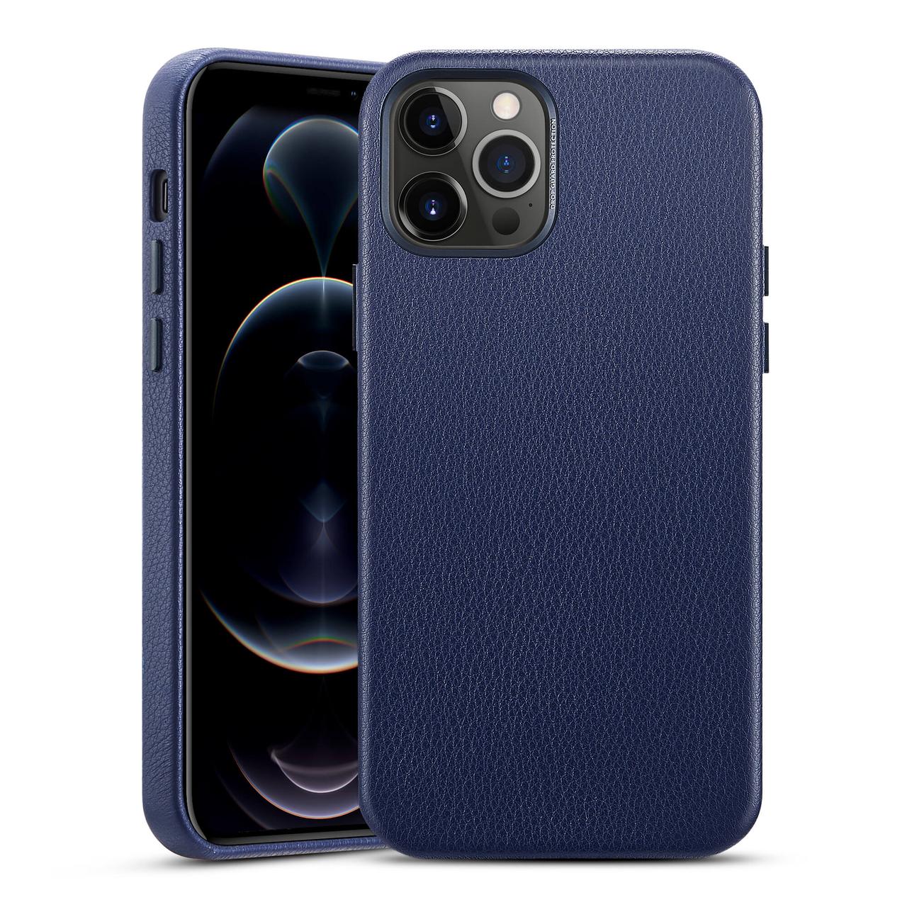

Чехол ESR для iPhone 12 | 12 Pro Metro Premium Leather Navy Blue
