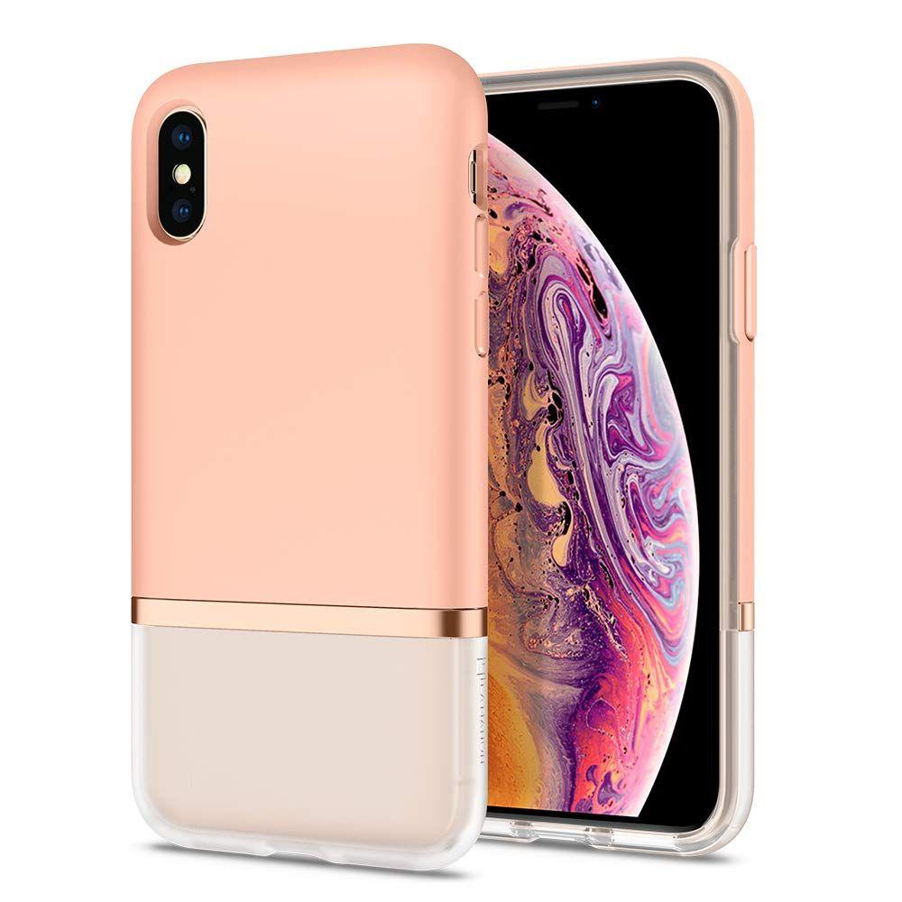 

Чехол Spigen для iPhone XS Max La Manon Jupe Milk Peach