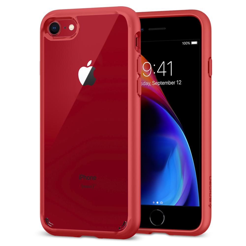 

Чехол Spigen для iPhone SE 2020/8/7 Ultra Hybrid 2 Red