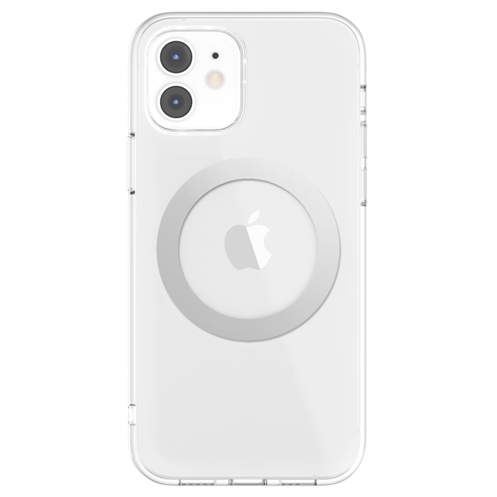 

Чехол SwitchEasy MagClear для iPhone 12 | 12 Pro Silver with MagSafe (GS-103-122-225-26)