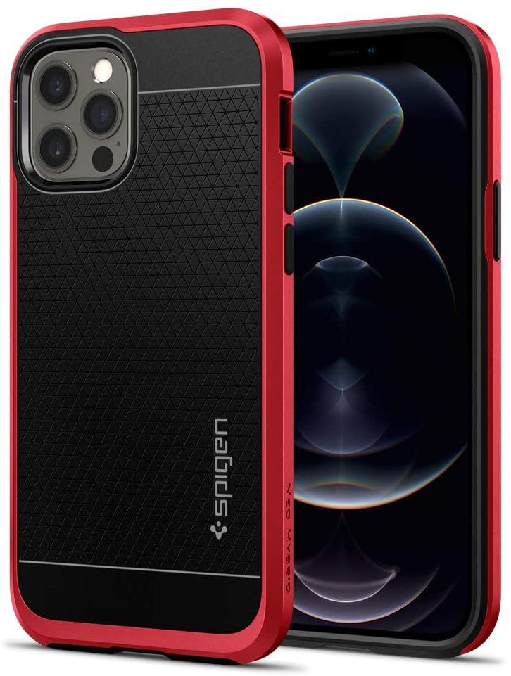

Чехол Spigen для iPhone 12 | 12 Pro Neo Hybrid Red