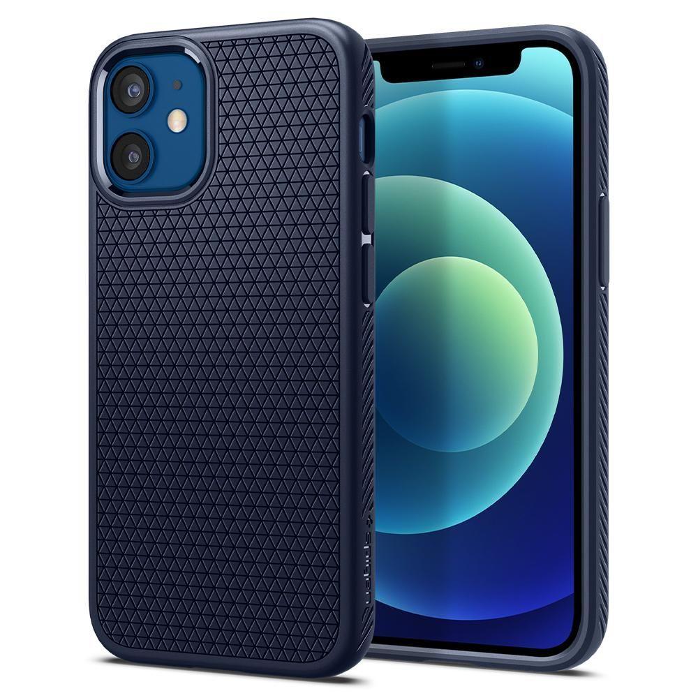 

Чехол Spigen для iPhone 12 mini - Liquid Air Navy Blue