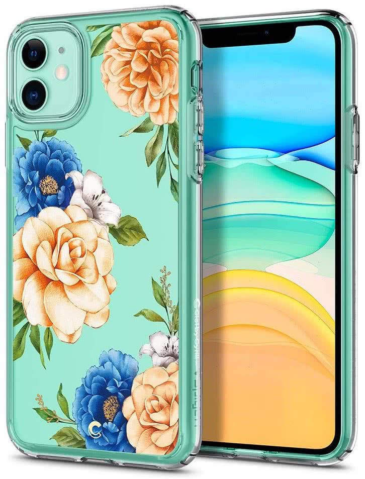 

Чехол Spigen для iPhone 11 Ciel Blue Floral