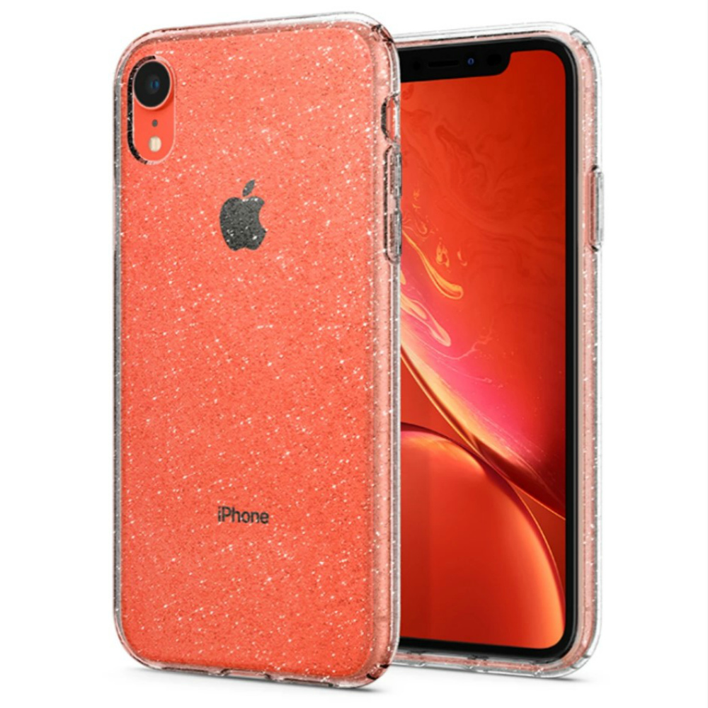 

Чехол Spigen для iPhone XR Liquid Crystal Glitter Crystal Quartz