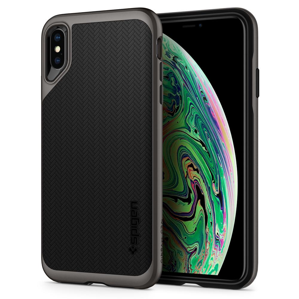 

Чехол Spigen для iPhone XS Max Neo Hybrid Gunmetal
