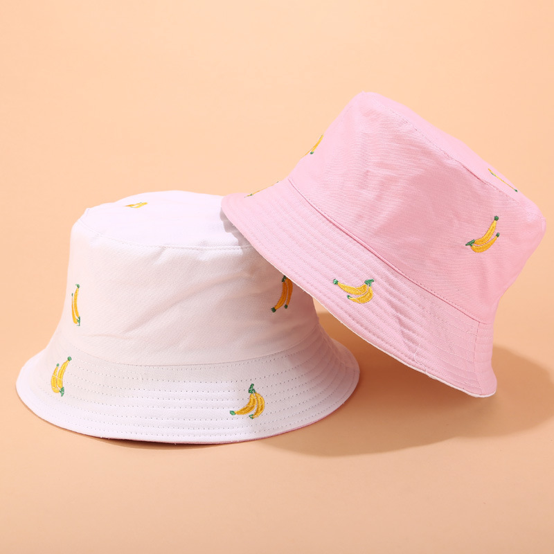 

Двухсторонняя панама Banana YFM633 White/Pink унисекс