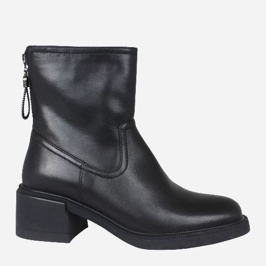 Акція на Жіночі зимові черевики високі Blizzarini A1626-8666M-07 37 (23.8 см) Чорні від Rozetka