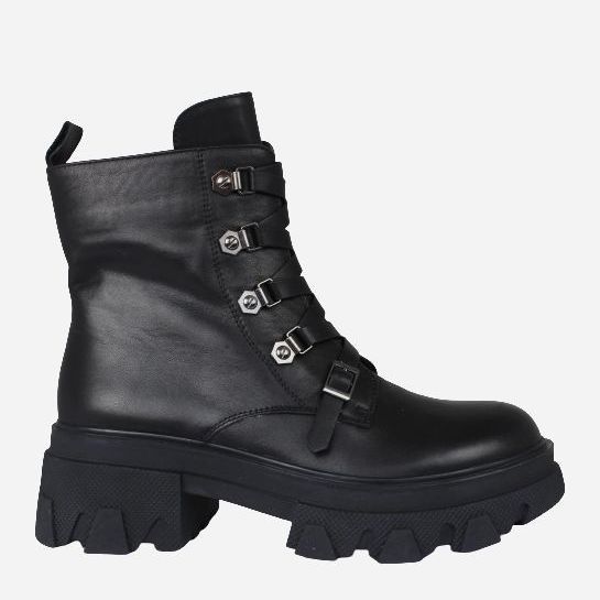 Акція на Жіночі зимові черевики високі Blizzarini A1676-984M-101 36 (23 см) Чорні від Rozetka